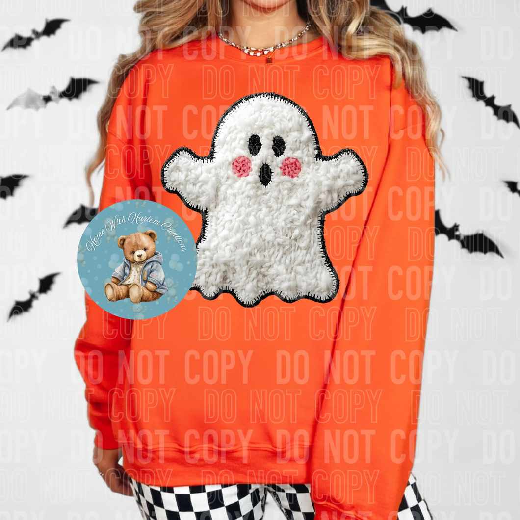 Faux Knit 3D Ghost